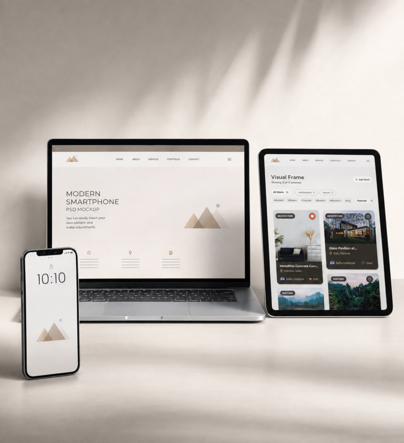 Gallery Template Responsive & React Photography Gallery