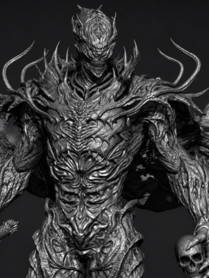 Demon Creature 3D Model