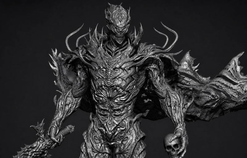 Demon Creature 3D Model