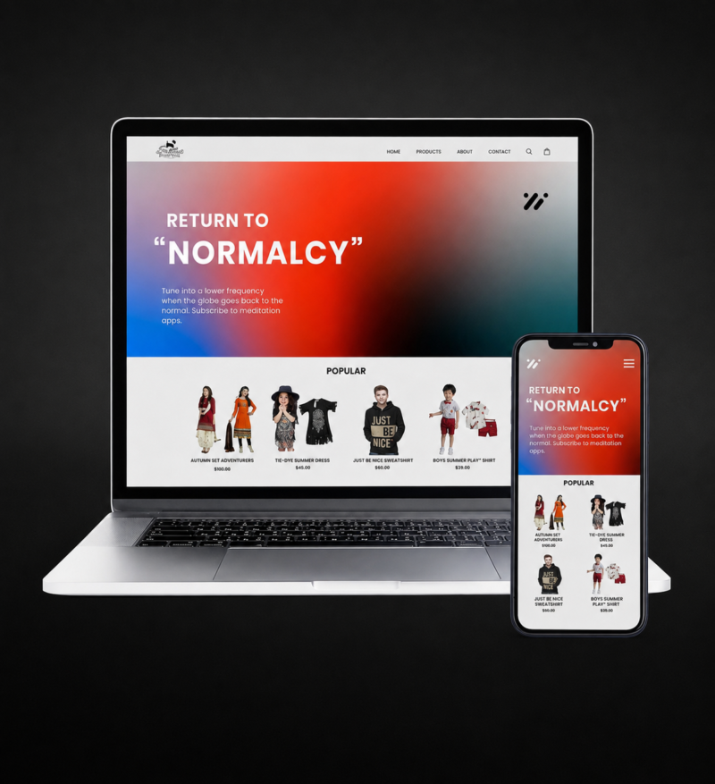 Responsive Ecommerce Website