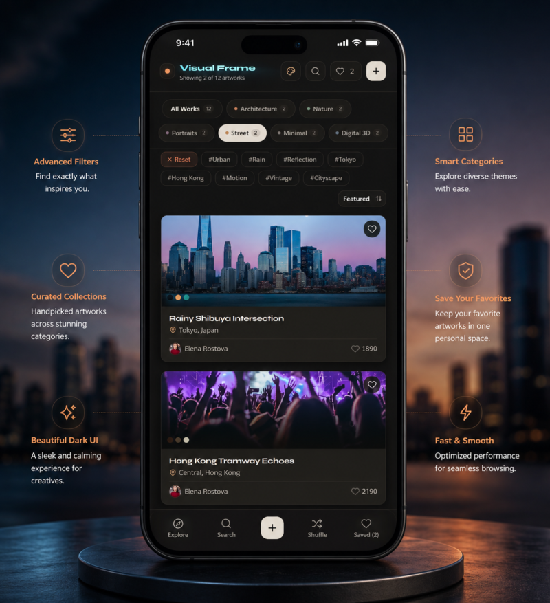 Gallery Template Responsive & React Photography Gallery