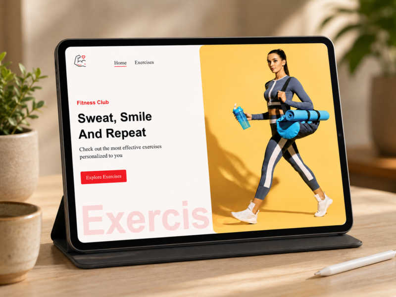 Fitness Club Website