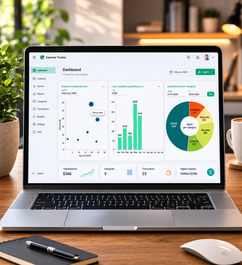 Full-Stack MERN Expense Tracker