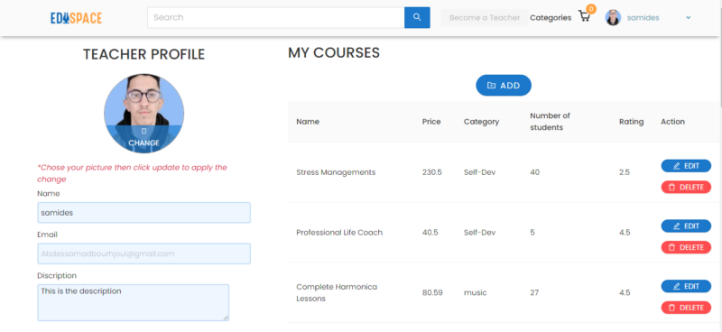 E learning platform