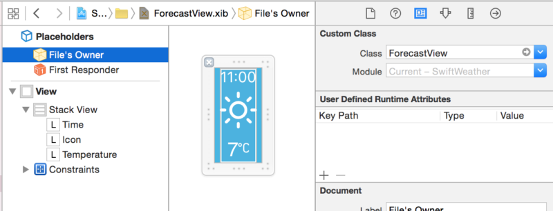Swift Weather software