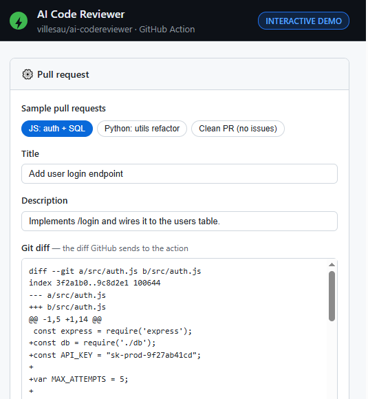 AI Code Reviewer (Python)