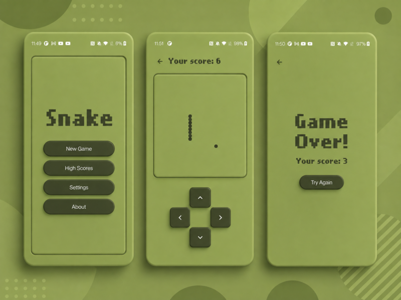 Snake Game Android (Source Code)