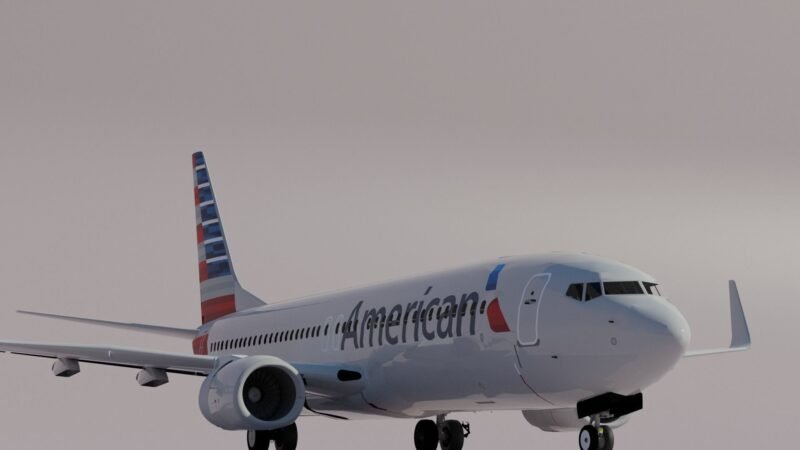 American Airlines Boeing 737-800 3D model