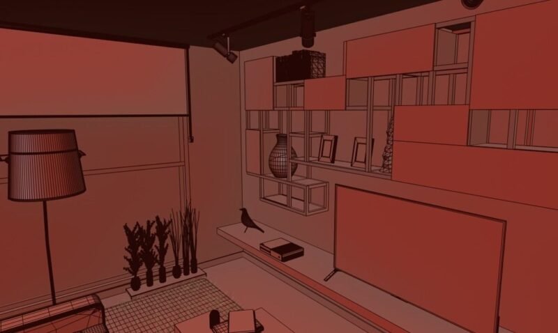 Architectural Interior 3D Model