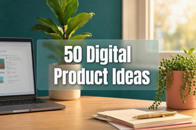 50 DIGITAL PRODUCT IDEAS