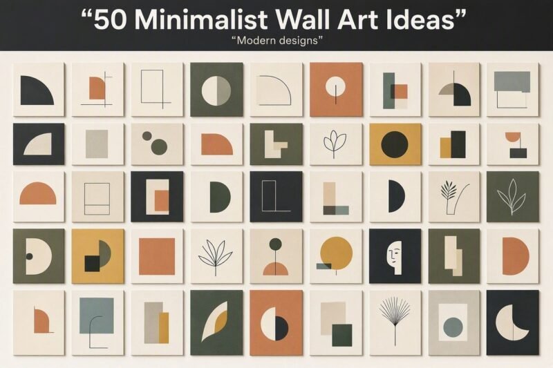 50 Minimalist & Modern Wall Art Ideas