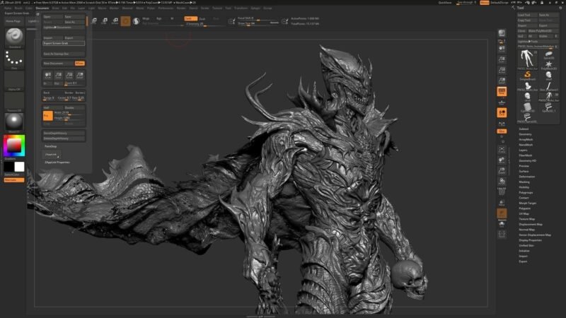 Demon Creature 3D Model