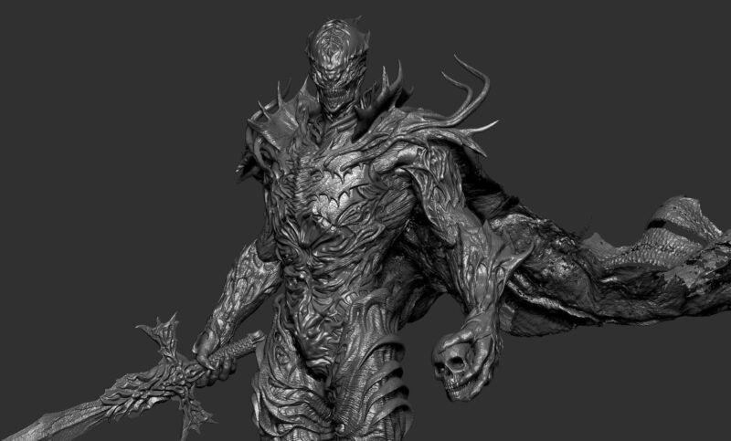 Demon Creature 3D Model