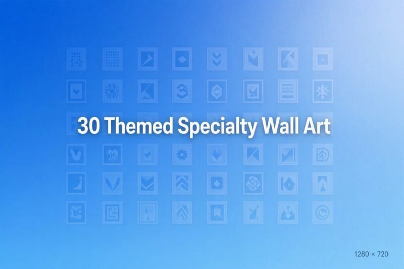 30 Themed Specialty Wall Art Design Concepts