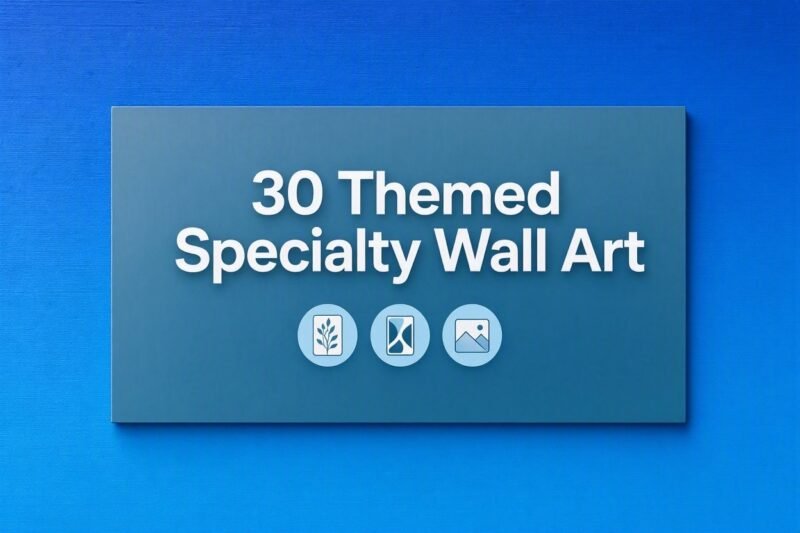30 Themed Specialty Wall Art Design Concepts