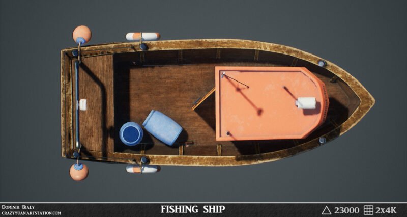 Fishing Ship 3D model