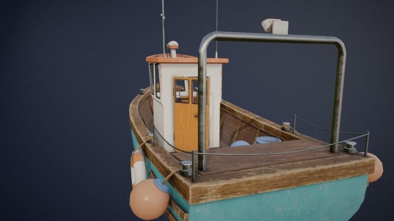 Fishing Ship 3D model