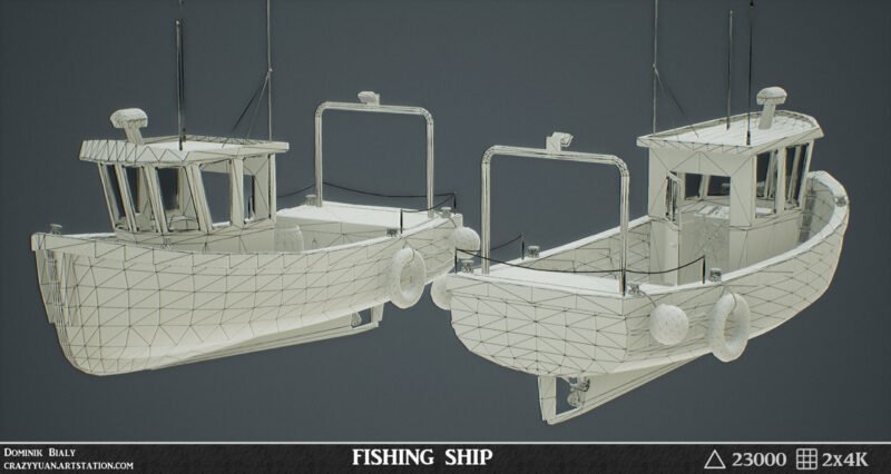 Fishing Ship 3D model