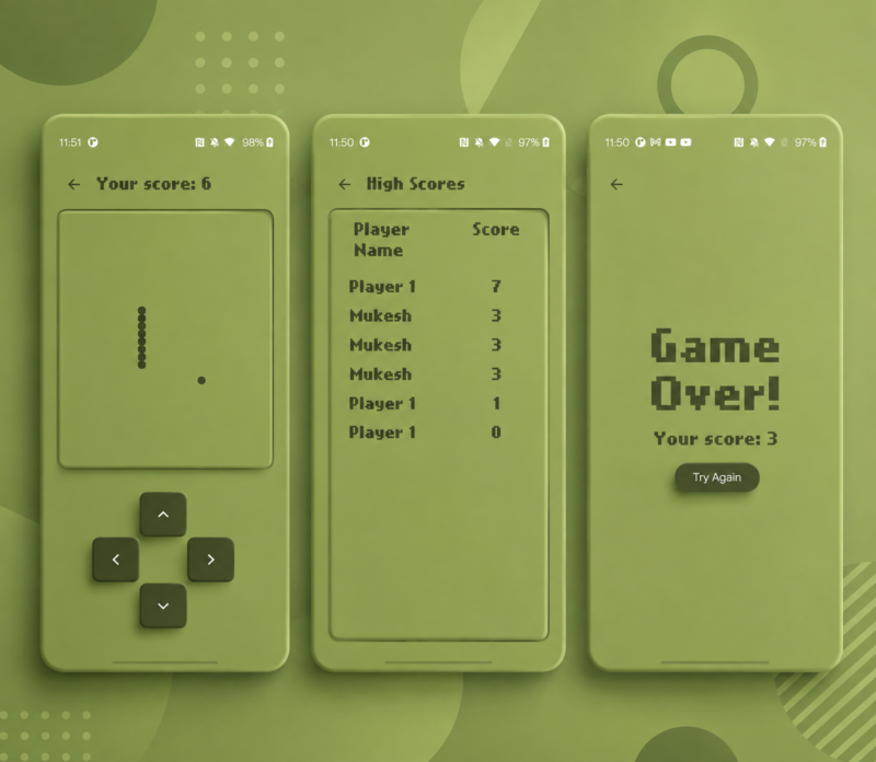 Snake Game Android (Source Code)