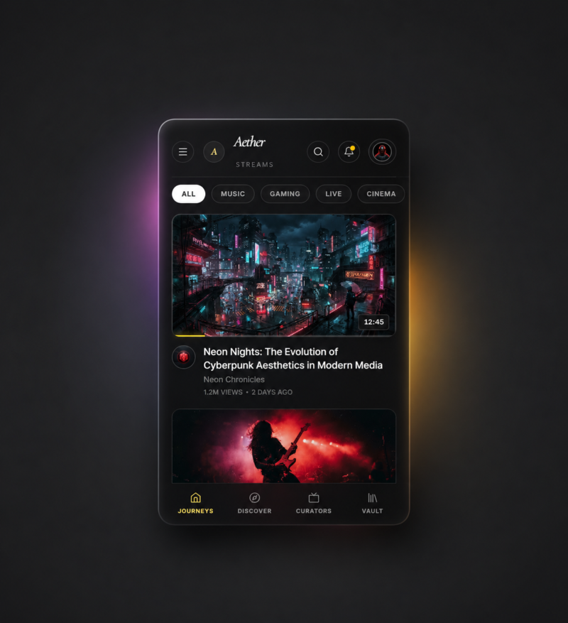 Video Streaming Platform React app