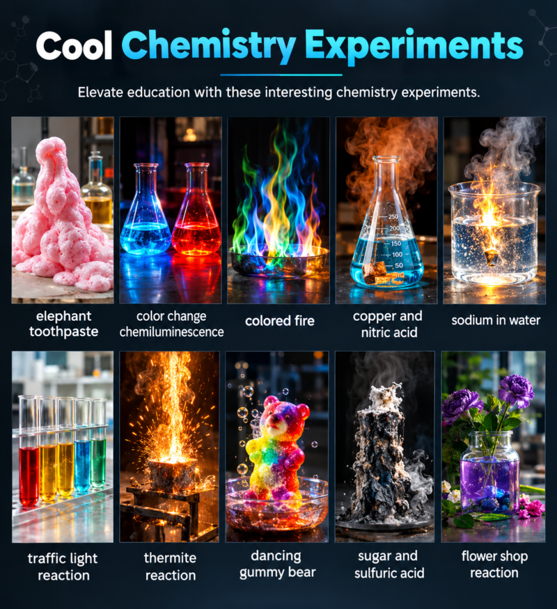 200 Amazing Chemistry Experiments | Chemistry Experiments Digital Book