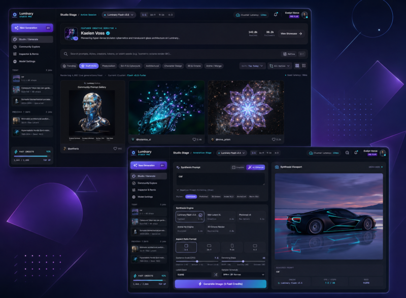 AI Image Generator & Creative Studio