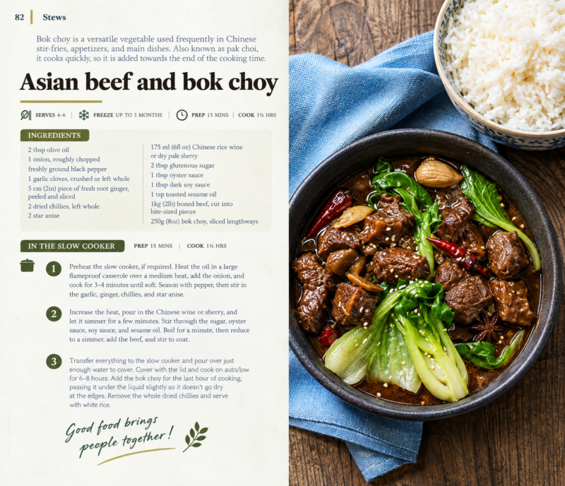 The Slow Cook Book – 200 Oven & Slow Cooker Recipes (eBook)