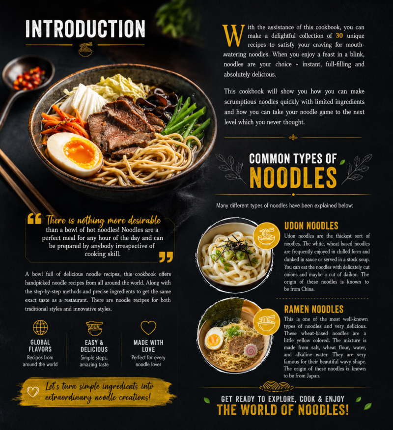 All Noodle Recipe Book: Quick & Tasty Noodle Recipes for Noodle Lovers