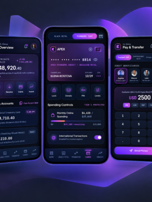 Fintech Banking & Digital Wallet app