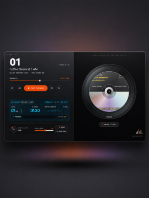 Hi-Fi CD Player – Realistic 3D Music Player