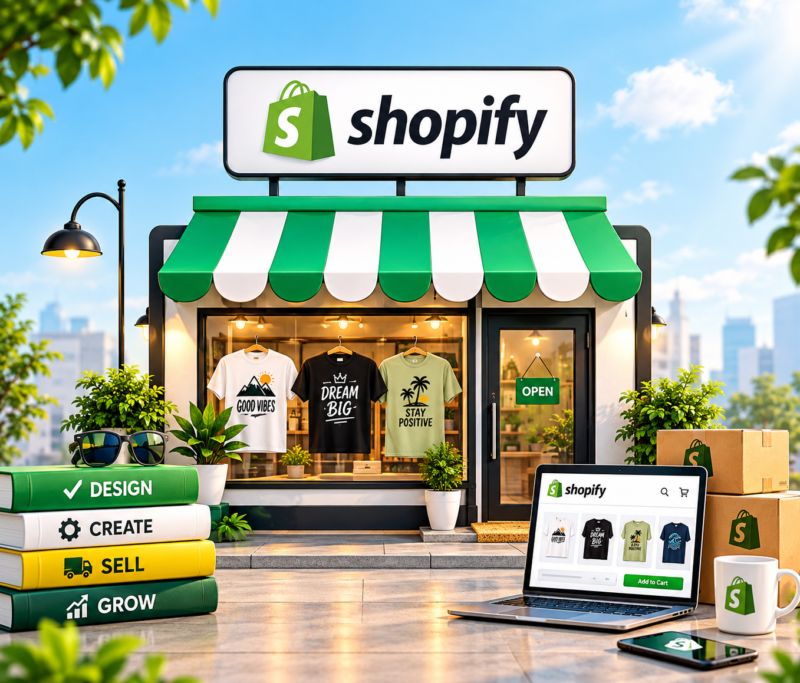 Build Your Own Online T-Shirt Business with Shopify