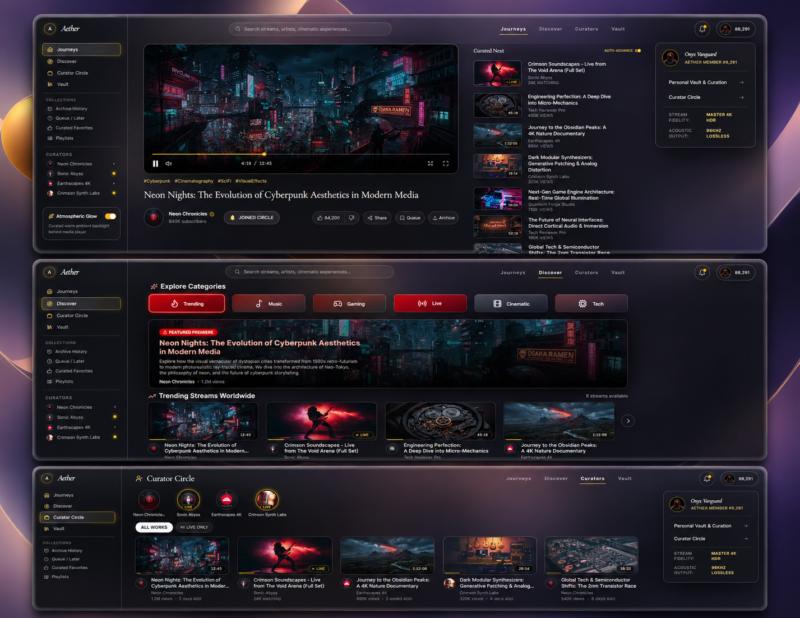 Video Streaming Platform React app
