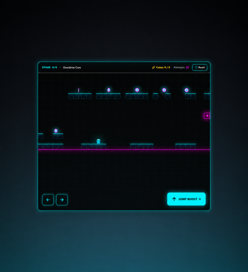 Glow Jump – Neon Physics Platformer Game