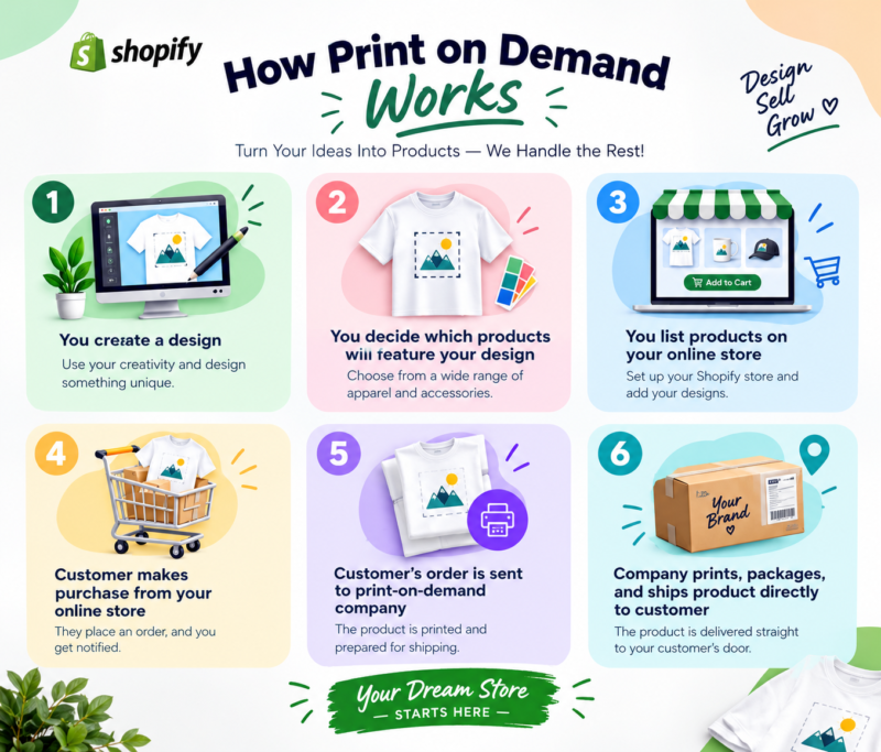 Build Your Own Online T-Shirt Business with Shopify