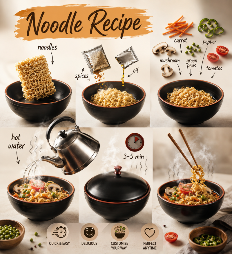 All Noodle Recipe Book: Quick & Tasty Noodle Recipes for Noodle Lovers