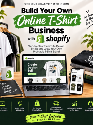 Build Your Own Online T-Shirt Business with Shopify