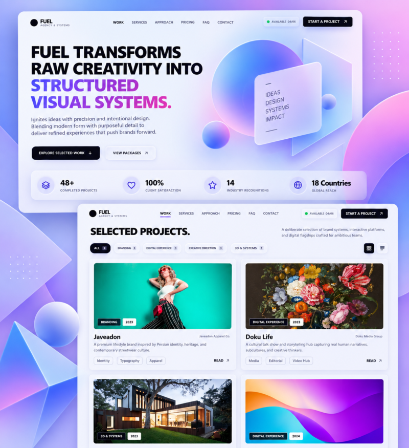 Portfolio Website Template | React + Vite