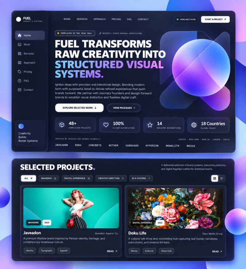 Portfolio Website Template | React + Vite