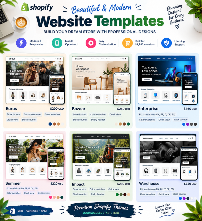 Build Your Own Online T-Shirt Business with Shopify