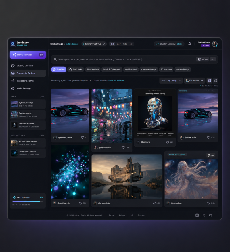 AI Image Generator & Creative Studio